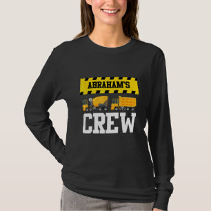 Abraham Construction Crew Custom Dumptruck Dump Tr T-Shirt