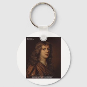 Abraham Crowley "Love In Vain" Love Quote Gifts Key Ring