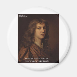 Abraham Crowley "Love In Vain" Love Quote Gifts Magnet