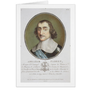 Abraham de Fabert (1599-1662) from 'Portraits des
