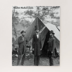 Abraham Lincoln 16th President of America. Jigsaw Puzzle