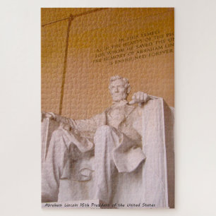 Abraham Lincoln 16th President of America. Jigsaw Puzzle