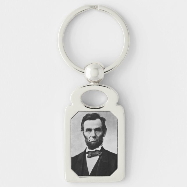 Abraham Lincoln: 16th President of America Key Ring (Front)