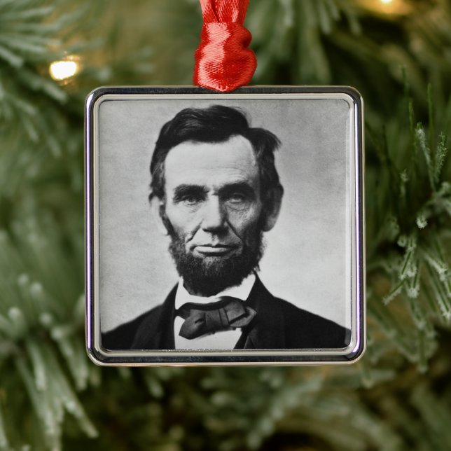 Abraham Lincoln: 16th President of America Metal Tree Decoration (Tree)