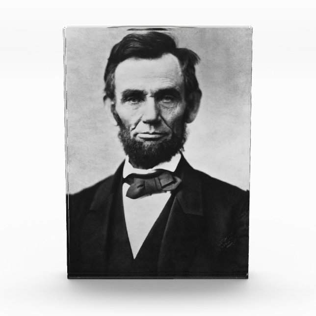 Abraham Lincoln: 16th President of America Photo Block (Front)