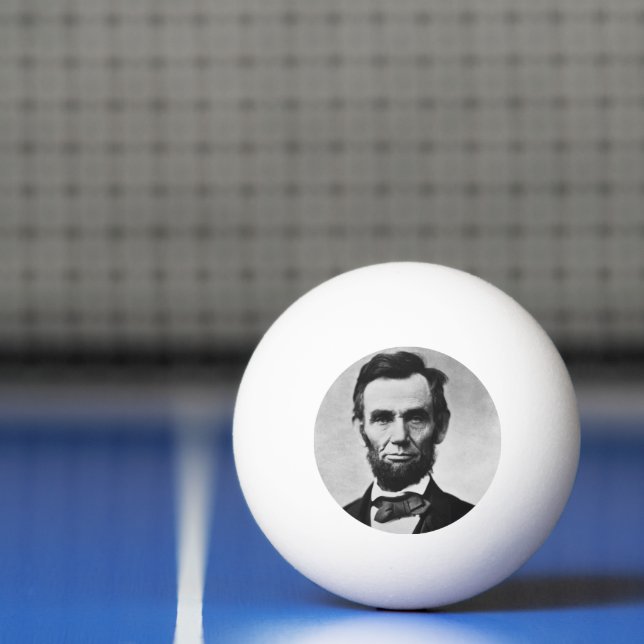 Abraham Lincoln: 16th President of America Ping Pong Ball (Net)