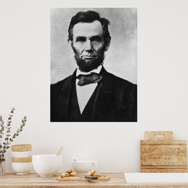 Abraham Lincoln: 16th President of America Poster (Kitchen)