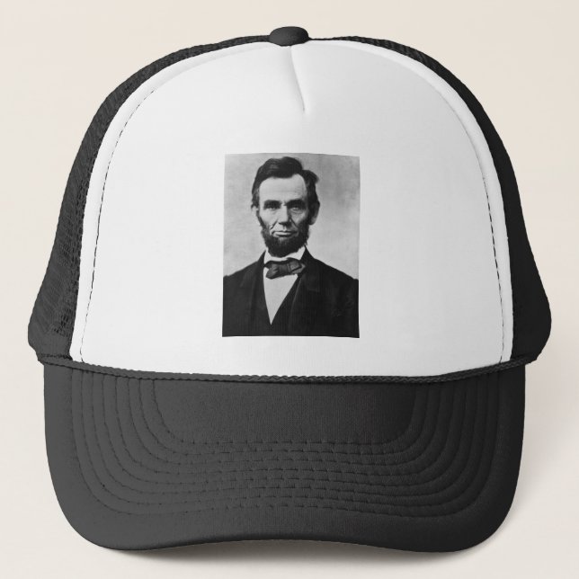 Abraham Lincoln: 16th President of America Trucker Hat (Front)