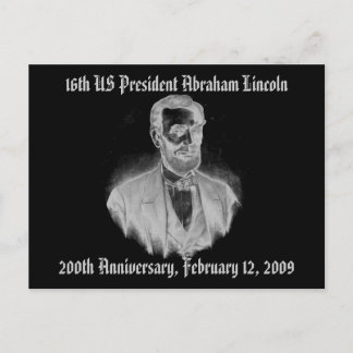 Abraham Lincoln 200th Anniversary Postcard