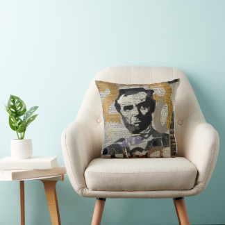 Abraham Lincoln 250 usa celebration Cushion