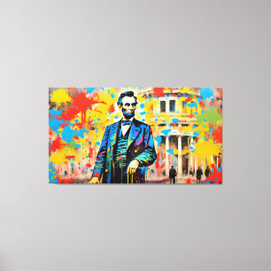 ABRAHAM LINCOLN 2 CANVAS PRINT