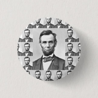Abraham Lincoln 3 Cm Round Badge