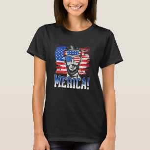 Abraham Lincoln 4th Of July Merica Men Women Ameri T-Shirt