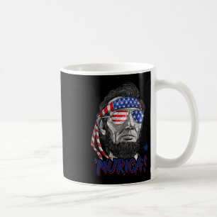 Abraham Lincoln 4th Of July Murica Men Women Ameri Coffee Mug