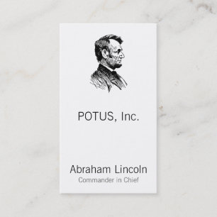 Abraham Lincoln Appointment Card