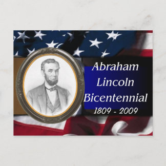 Abraham Lincoln Bicentennial Commemorative Postcard