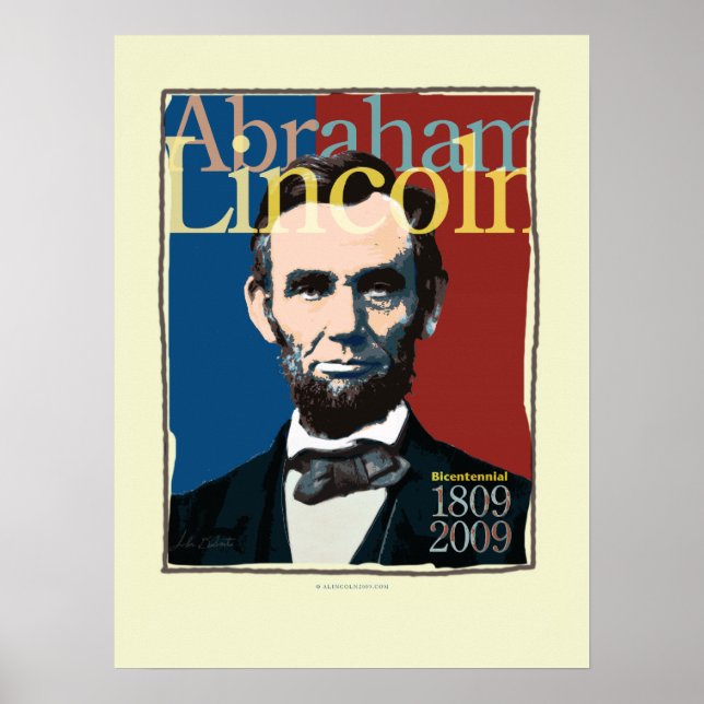 Abraham Lincoln Bicentennial  Poster (Front)