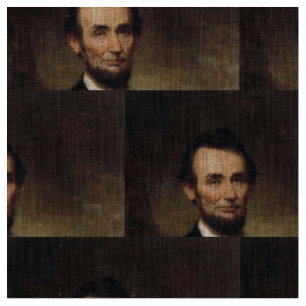 Abraham Lincoln by George H Story Fabric