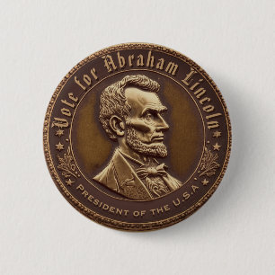 Abraham Lincoln Campaign Button
