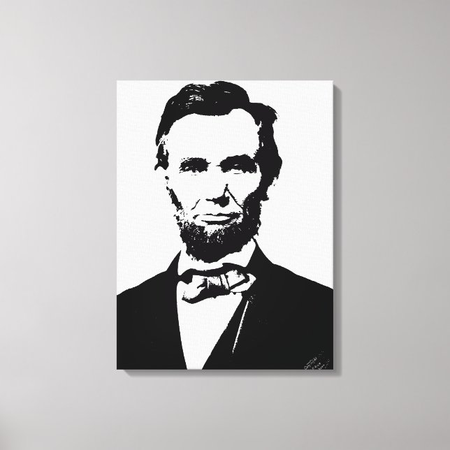 Abraham Lincoln Canvas Print (Front)