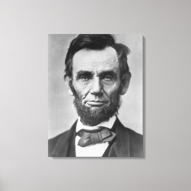 Abraham Lincoln Canvas Print (Front)
