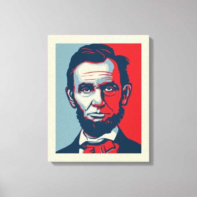 Abraham Lincoln Canvas Print (Front)