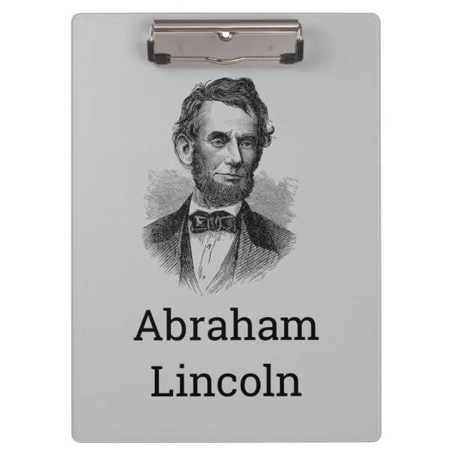Abraham Lincoln Clipboard (Front)