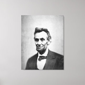ABRAHAM LINCOLN Daguereotype by Alexander Gardner Canvas Print