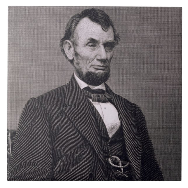 Abraham Lincoln, engraved from a photograph by Wil Tile (Front)