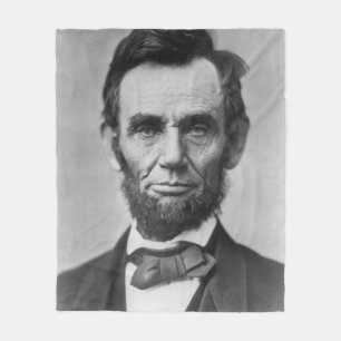 Abraham Lincoln Fleece Blanket