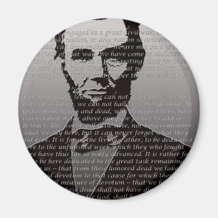 Abraham Lincoln Gettysburg Address Magnet