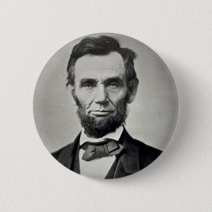 Abraham Lincoln Gettysburg Portrait 6 Cm Round Badge