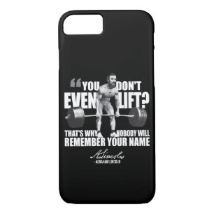 Abraham Lincoln Gym Humour - Do You Even Lift? iPhone 8/7 Case