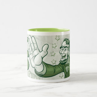 Abraham Lincoln High Five Two-Tone Coffee Mug