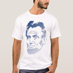Abraham Lincoln In blue and white - Shirt