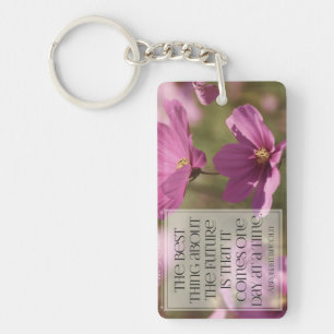 Abraham Lincoln Inspirational Quote "The future" Key Ring