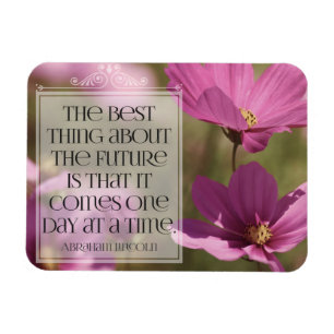 Abraham Lincoln Inspirational Quote "The future" Magnet