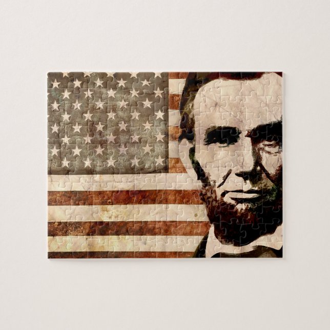 Abraham Lincoln Jigsaw Puzzle (Horizontal)