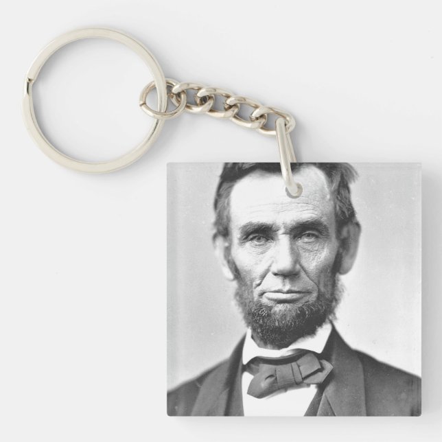 Abraham Lincoln  Key Ring (Front)