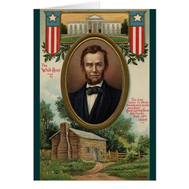 Abraham Lincoln & Log Cabin in Kentucky (Front)