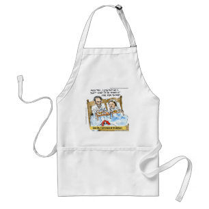 Abraham Lincoln & Mary Todd Breakfast In Bed Standard Apron