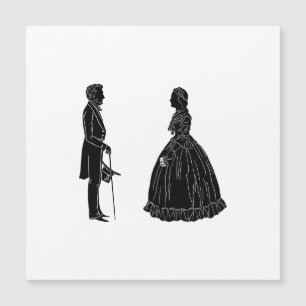 abraham lincoln mary todd lincoln silhouette