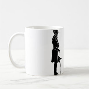 abraham lincoln mary todd lincoln silhouette coffee mug