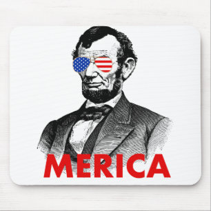 abraham lincoln merica mouse mat
