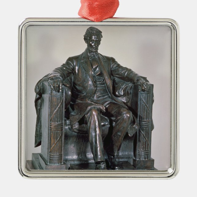 Abraham Lincoln Metal Tree Decoration (Front)