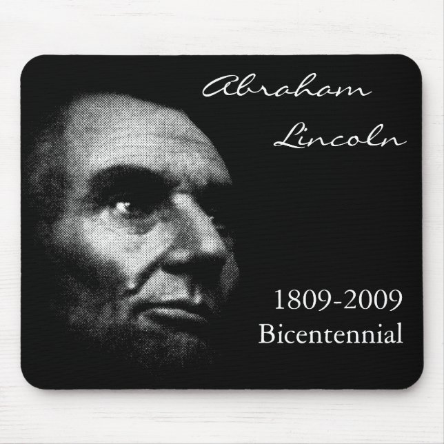 Abraham Lincoln Mouse Mat (Front)