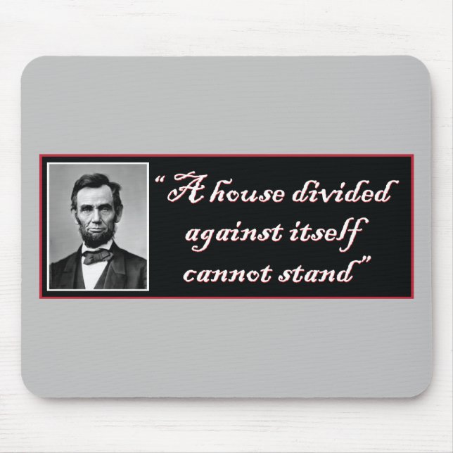 Abraham Lincoln Mouse Mat (Front)