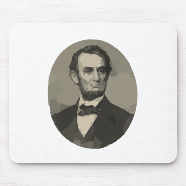 abraham lincoln mouse mat (Front)