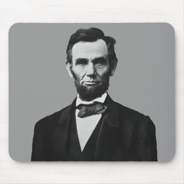 Abraham Lincoln Mouse Mat (Front)
