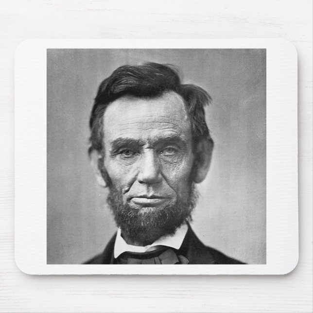 Abraham Lincoln Mouse Mat (Front)